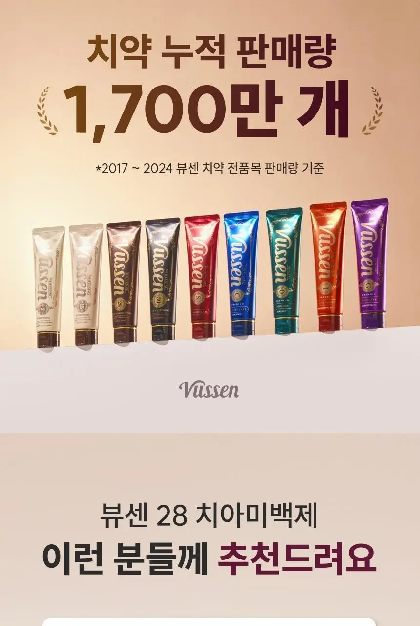 [집중 미백케어] 뷰센28 치아미백제 플로랄민트향 80g 상세페이지 3